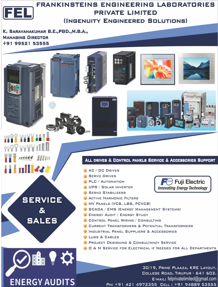 FRANKINSTEINS ENGINEERING LABORATORIES PRIVATE LIMITED