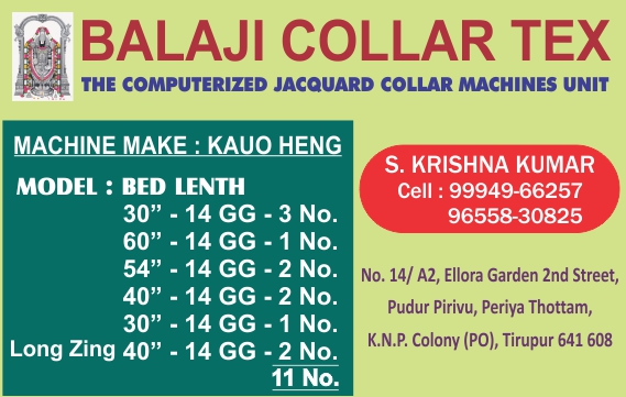 BALAJI COLLAR TEX