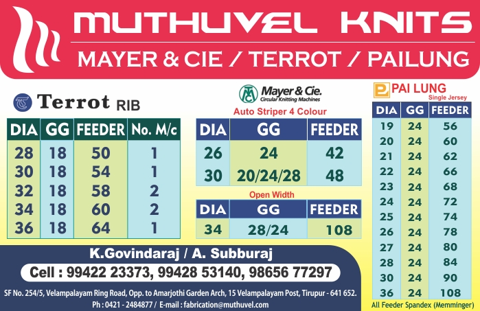 MUTHUVEL KNITS